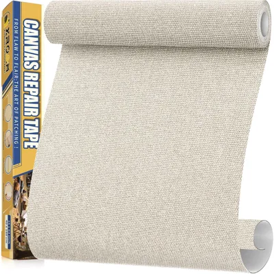 Immagine prodotto di Toppe in tessuto autoadesive - Impermeabili, 40x160 cm - Avorio