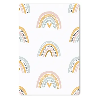 Produktbild von MuchoWow® Mauspad Mousepad Mädchen - Design - Regenbogen - Kind 40x60 cm - Mousepads - Maus Mat - Pad - Mausunterlage - Schreibtisch Accesoire