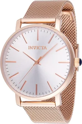 Obrázek produktu pro Invicta Angel 48847 Dámské Hodinky - Quartz Hnutí - Nerezová Ocel se Stříbrným Ciferníkem - 38 mm