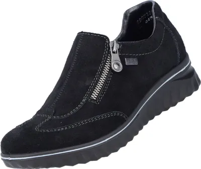 Produktbild von Rieker Damen Slipper 25663-36, 25663-37, 25663-38, 25663-39, 25663-40, 25663-41, 25663-42, 25663-43 RIE-59071 schwarz 40
