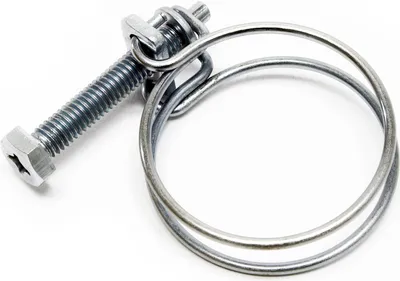 Produktbild von Wiltec Drahtschlauchschelle W1 40-45mm 2,2mm M6x40 aus verzinktem Stahl Schlauchschelle für Schlauchtüllen, Gewinde- und Rohrenden