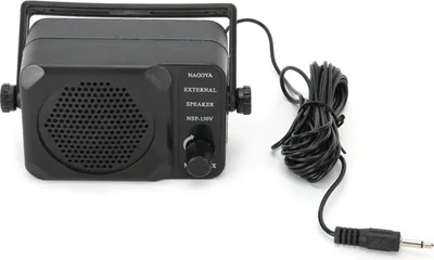 Image de 3.mini haut-parleur externe portable avec filtre de bruit intégré universel pour radio CB