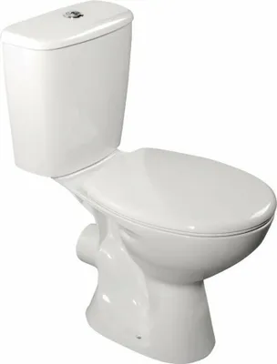 Obrázok produktu pre JUAN Combi WC vrátane splachovacej súpravy, horizontálny vývod, biela