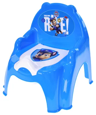 Image de Siège-toilette pour enfant, thème Pat' Patrouille, modèle CHASE, 2 en 1, avec insert amovible, couleur bleu, référence QB001-402