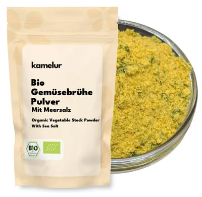 Productafbeelding van Biologisch groentebouillonpoeder met zeezout, 500g