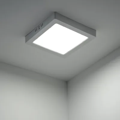 Produktbild von LUMILED LED Aufbauleuchte Spot 12W 4000K Neutralweiß 1320lm Flach Aufbaustrahler eckig Deckenlampe Downlight für Wohnzimmer Schlafzimmer Küche Flur Büro
