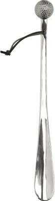 Produktbild von Mars & More Schuhlöffel Schuhanzieher Golfball Silber Alu 47 cm