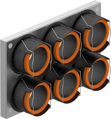 Produktbild von Viessmann Anschlussplatte 6-fach R90 S