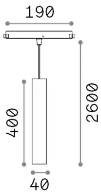 Obrázek produktu pro Závěsné svítidlo Ideal Lux Ego 12 W, 3000 K, 1–10 V, 303598