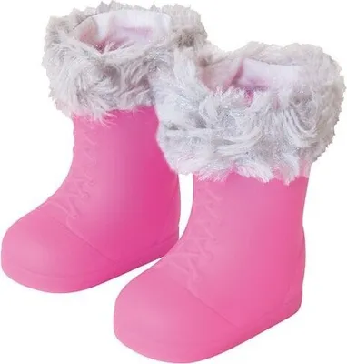 Produktbild von Bayer Design Puppenkleidung, pink, mit Fellbesatz, für Puppen von 42-46 cm