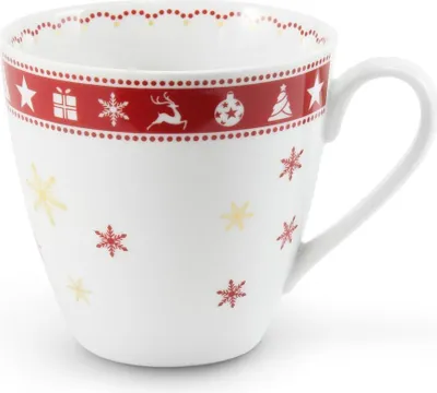 Produktbild von Weihnachtsporzellan, Becher, 0,30 l, Tschechisches Porzellan, Leander