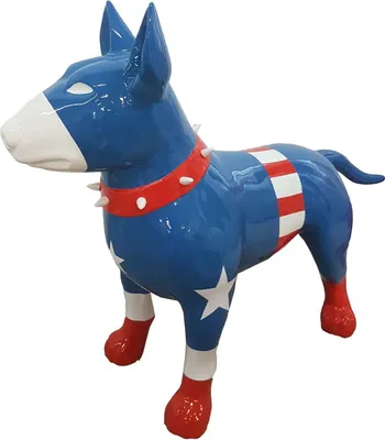 Produktbild von Abstrakte Deko Figur Statue Skulptur 85x116 Figuren Statuen Skulpturen Kampfhund