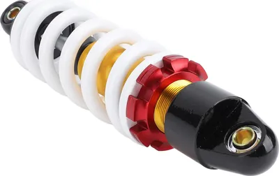 Obrázek produktu pro tlumič pérování 280 mm pro motocykly, nastavitelné tlumení s 12 mm pružinou a nosností 550 liber pro čtyřkolky, terénní motocykly a motokáry