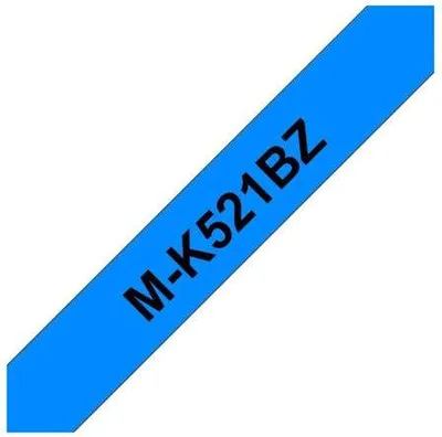 Zdjęcie produktu dla Brother M-K521B, Czarny na niebieskim, M, Szary, Termotransferowy, Chiny, Połysk
