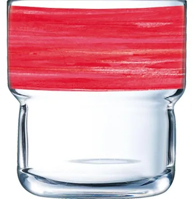 Produktbild von Brush Cherry Log Tumbler 22cl stapelbar - 6 Stück