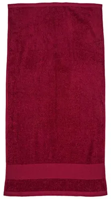 Imagen del producto de Toalla "Cozy", algodón orgánico, modelo LT4193 (talla única), color burdeos