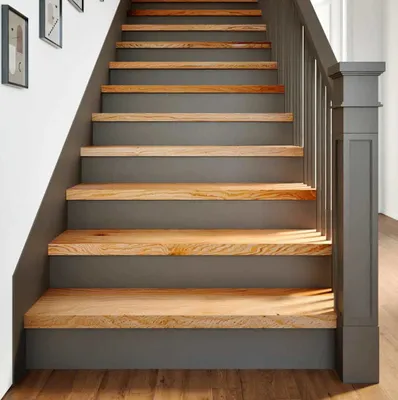 Produktbild von "2026 Promotion" Treppenstufen 8 Stk. - Hohe Qualität - Hellbraun 100x30x2 cm Massivholz Eiche - Stufenmatten CC14178