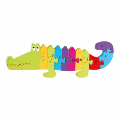 Produktbild von nici ZAHLENPUZZLE KROKODI