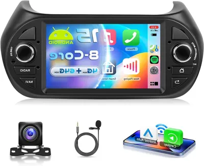 Obrázok produktu pre Android 15 – autorádio – multimediálny prehrávač – navigačný systém – dotyková obrazovka – rádio – 7-palcový HD IPS displej