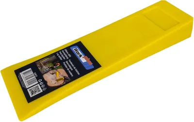 Produktbild von 250mm Forstkeil Holz Fällkeil ABS Kunststoff gelb Holzspaltkeil