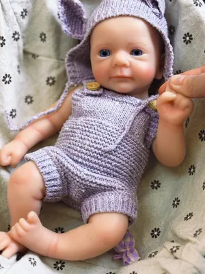 Imagen del producto de Muñeca Reborn realista, 33 cm de silicona niña