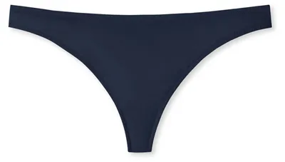 Produktbild von SCHIESSER Invisible Lace (1-pack), dames string microvezel kant nachtblauw
