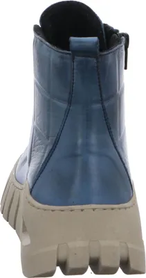 Produktbild von Gemini Damen Stiefelette mit profilierter Plateausohle und Keilabsatz 033309-02, Größe:38 EU, Farbe:Blau