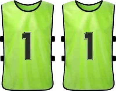 Obrázek produktu pro 12 ks fotbalových dresů pro dospělé, rychleschnoucí fotbalové dresy, sportovní tréninkové dresy, číslované dresy, tréninkové sportovní vesty