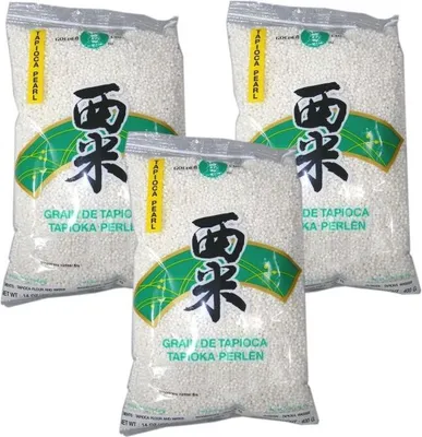 Produktbild von 3er Pack GOLDEN CHEF Tapioka Perlen (3x 400g) | kleine | Tapioca Pearl