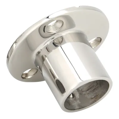 Zdjęcie produktu dla MJS013 Okrągła podstawa 90 stopni ze stali nierdzewnej Okrągła podstawa do łodzi Okucia poręczy do łodzi 30 mm