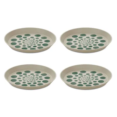 Produktbild von koziol 1453700, Dessertteller, Rund, Grün, Weiß, 205 mm, 205 mm, 20 mm