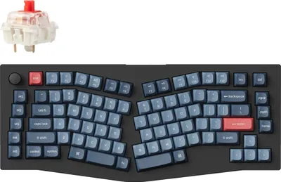 Image de Keychron V10 Max QMK/VIA Clavier mécanique sans fil, QWERTY Layout US - Gateron Jupiter Red V10M-D1