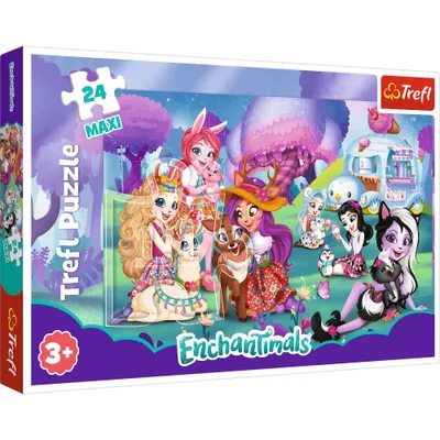 Obrázok produktu pre Trefl Puzzle Veselý svet Enchantimals Maxi 24 dielikov