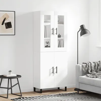 Produktbild von vidaXL Highboard Weiß 69,5x34x180 cm Holzwerkstoff