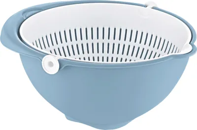 Produktbild von keeeper 2in1 Schüssel-Sieb "stella" groß nordic-blue