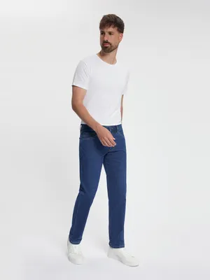 Productafbeelding van DJX 121 Heren Jeans Regular Fit Stretch Darkstone W38 L34