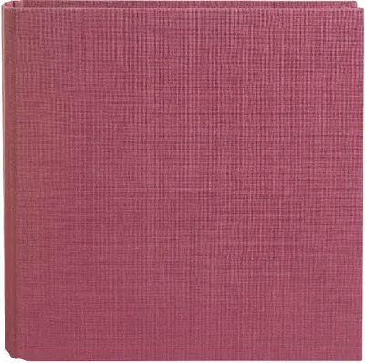Image de Classeur à anneaux Goldbuch A5 Bella Vista fuchsia 20 x 22 cm, en lin