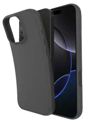 Image de Coque compatible avec iPhone 16 Pro Coque en Silicone - Coque Flexible 100 % GRS - Noir
