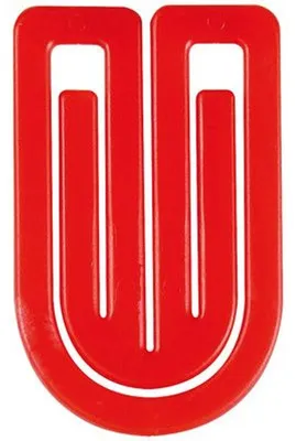 Produktbild von Büroklammern King Klip 27mm VE=100 Stück rot