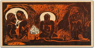 Produktbild von Coloray Bild aus Leinwand 140x70 Leinwand Dekoration - Diese Götter atua Gauguin