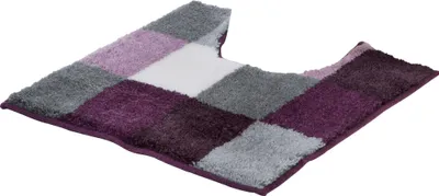 Produktbild von Erwin Müller WC-Umrandung Kreta" aubergine 50x50 cm"