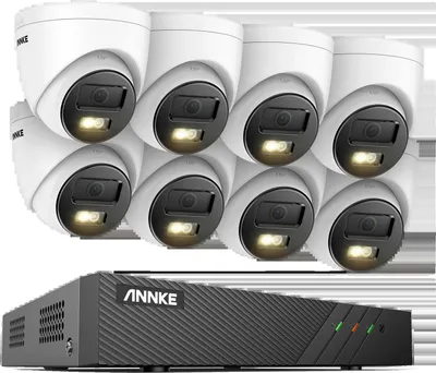 Produktbild von IP-Sicherheitskamerasystem, 6MP HD-Auflösung, intelligente Dual-Licht-Technologie, 8CH 8Teile Kits-a, Keine