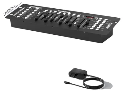 Obrázok produktu pre Ovládač DMX 512, 192 kanálov, vstavaný mikrofón, ZQ12001, zástrčka pre EÚ