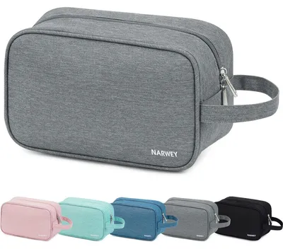 Produktbild von Kulturbeutel Herren Reise Wasserdicht Robust Kosmetiktasche Grau 25x11x16cm