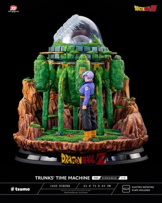 Imagen del producto de Dragon Ball Z, figura Dioramax, escala 1/6, Máquina del tiempo de Trunks