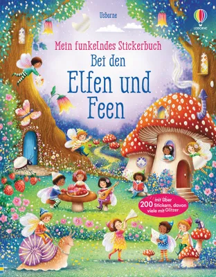 Produktbild von Mein funkelndes Stickerbuch: Elfen und Feen, über 200 Sticker