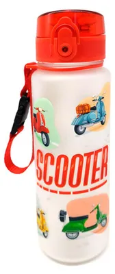 Productafbeelding van Puckator Scooter, drinkfles met pop-up dop. Één maat