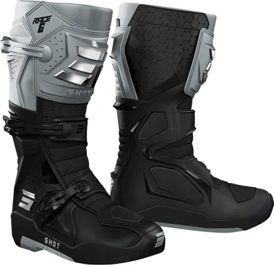 Productafbeelding van Shot Race 6 motocrosslaarzen, zwart/grijs, maat 49