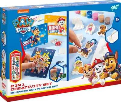 Produktbild von Totum PAW Patrol Bastelset, 2in1