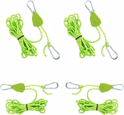 Produktbild von 4 Stück Leichte Abspannleine mit Reflektierenden Eigenschaften für Outdoor-Aktivitäten